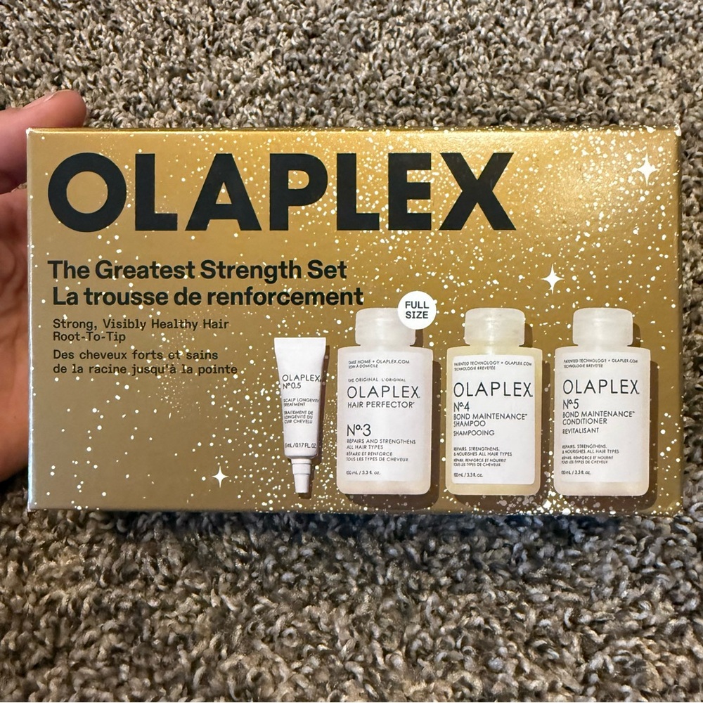 NEW Olaplex The Greatest Strength Set No. 0.5, 3,4,5 Limited Edition Holiday Set